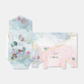 Onder het zee Zeemeerminnen oceaanverjaardag Bedankdoosjes (Uitgevouwen)