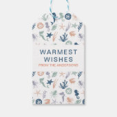 Onder het Zee Zeemeervis Cadeaulabel (Voorkant)