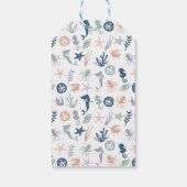 Onder het Zee Zeemeervis Cadeaulabel (Achterkant)