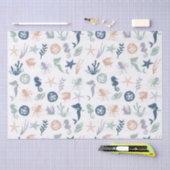 Onder het Zee Zeemeervis Tissuepapier (Craft)