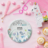 Onder het zee zit een jongen baby shower papieren bordje (Feest)