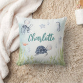Onder het Zeeen Baby showers kinderkussen Kussen (Deken)