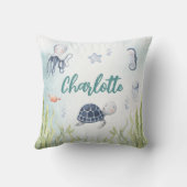 Onder het Zeeen Baby showers kinderkussen Kussen (Achterkant)