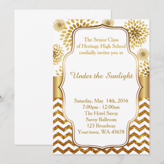 Onder het zonlicht kaart (Voorkant / Achterkant)