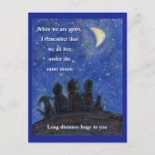 Onder hetzelfde Moon Art Briefkaart (Voorkant)