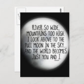 Onder hetzelfde moongedicht briefkaart (Voorkant / Achterkant)