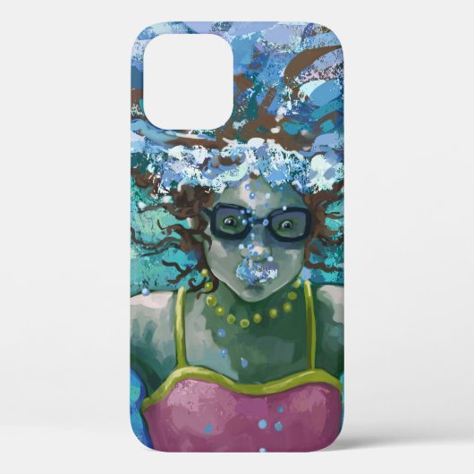 Onder Hoesje-Mate iPhone Water Swim Case (Achterkant)