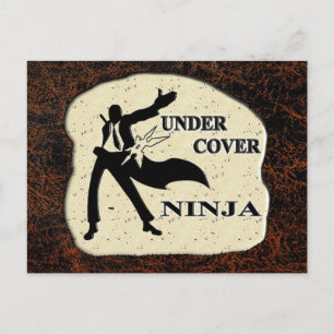 ONDER HOESJE NINJA BRIEFKAART