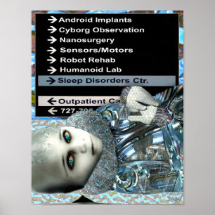 Onder hun fijne insnijdingen (Afdrukken) Poster