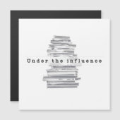 Onder invloed magnetische uitnodiging (Voorkant / Achterkant)