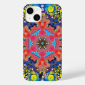 onder ium Kaleidoscoop Case-Mate iPhone Case (Achterkant)