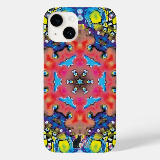 onder ium Kaleidoscoop Case-Mate iPhone Case (Achterkant)