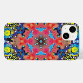 onder ium Kaleidoscoop Case-Mate iPhone Case (Achterkant (horizontaal))