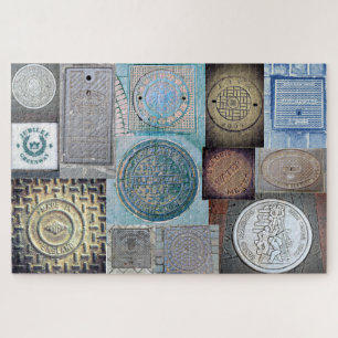 Onder je voeten - Hoesjes van de wereld in het man Legpuzzel