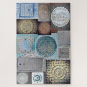 Onder je voeten - Hoesjes van de wereld in het man Legpuzzel (Verticaal)