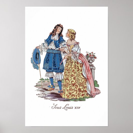 Onder Lodewijk XIV Poster (Voorkant)