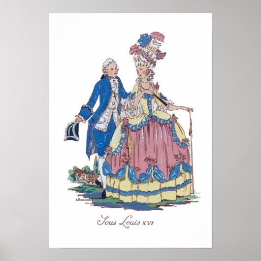 Onder Lodewijk XVI Poster (Voorkant)