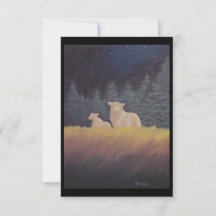 Onder midnight Skies - BLANK Note Card