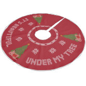 Onder mijn boomrok kerstboom rok (Gekanteld)