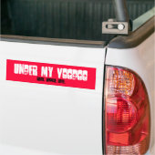 Onder Mijn Voodoo, Rock. Reggae. Liefde. Bumpersticker (Op Truck)