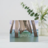 Onder Navarre Beach Pier Beterschap Kaart (Staand voorkant)
