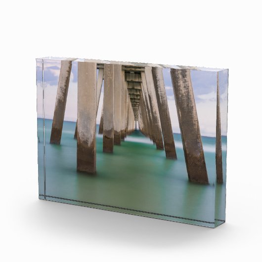Onder Navarre Beach Pier Fotoblokken (Rechts)