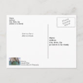 Onder Navarre Beach pier haal snel Briefkaart (Achterkant)