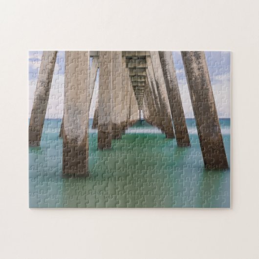 Onder Navarre Beach Pierr Legpuzzel (Horizontaal)