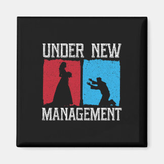 Onder New Management Groom Wedding Bachelor Party Magneet