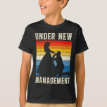 Onder New Management Groom Wedding Bachelor Party T-shirt<br><div class="desc">Onder New Management Groom Wedding Bachelor Party</div>