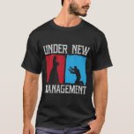 Onder New Management Groom Wedding Bachelor Party T-shirt<br><div class="desc">Onder Nieuwe Management Bruidegom Trouwen Bachelor Party 1</div>