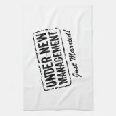 ONDER NIEUW BEHEER Gewoon gehuwde keukenhanddoek (Verticaal)