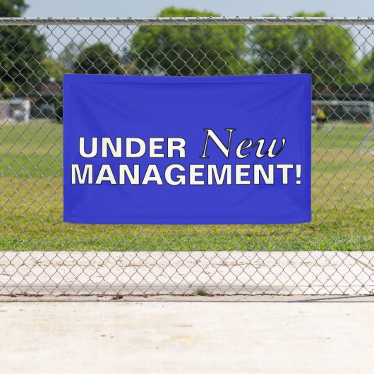 Onder Nieuw Beheer Spandoek (Insitu)