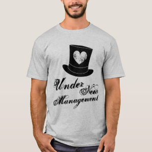 Onder nieuw management t shirt voor net getrouwd m