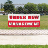 Onder Nieuwe Beheer Kleine Onderneming Spandoek (Insitu)
