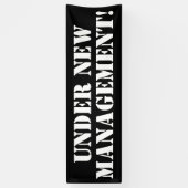 Onder Nieuwe beheerbanner Spandoek (Verticaal)