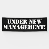 Onder Nieuwe beheerbanner Spandoek (Horizontaal)