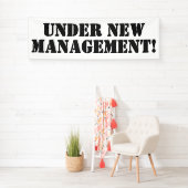 Onder Nieuwe beheerbanner Spandoek (Insitu)