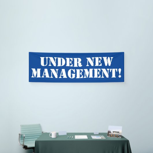 Onder Nieuwe beheerbanner Spandoek (Beurs)