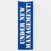 Onder Nieuwe beheerbanner Spandoek (Verticaal)