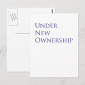 Onder nieuwe eigendom briefkaart (Voorkant / Achterkant)