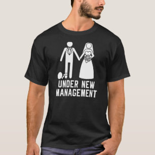 Onder Nieuwe Leiding Bachelor Feest Huwelijk Manne T-shirt