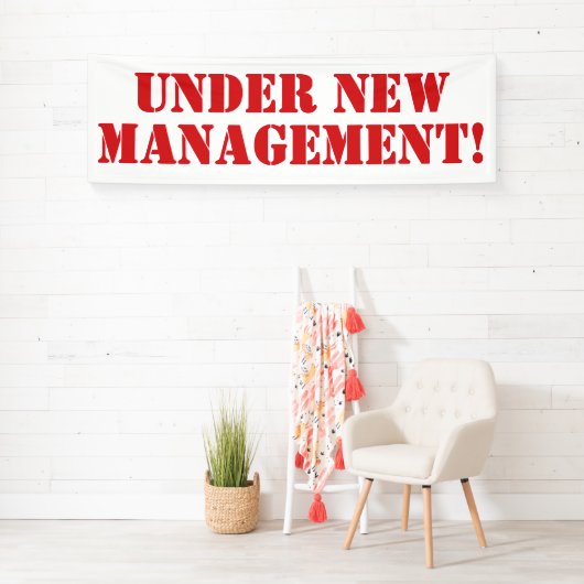 Onder Nieuwe Leiding Banner (Insitu)