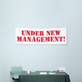 Onder Nieuwe Leiding Banner (Beurs)