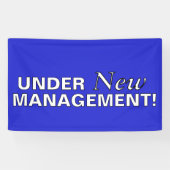 Onder Nieuwe Leiding Spandoek (Horizontaal)