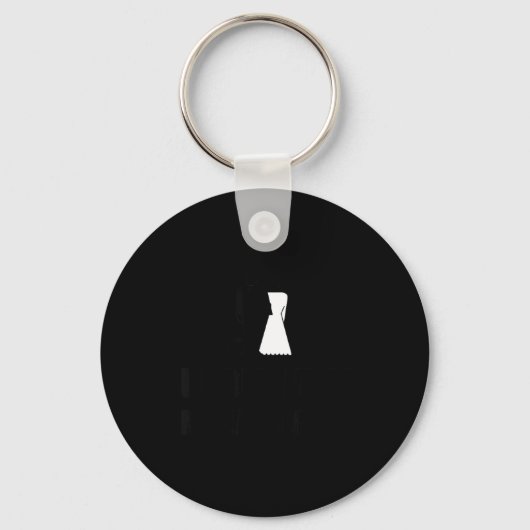 Onder Nieuwe Leiding Trouwbalketting Grappig Sleutelhanger (Voorkant)