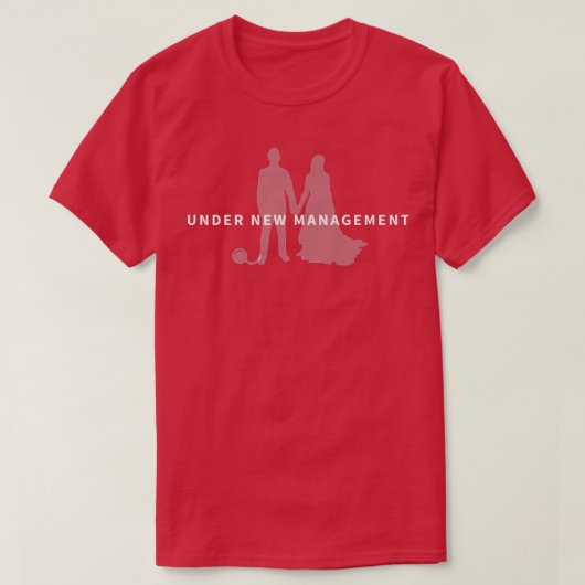 Onder Nieuwe Management Game Over Weddenschap T-shirt (Design voorkant)