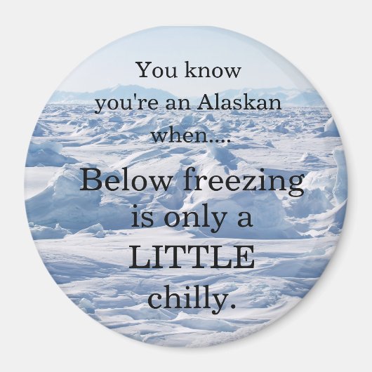 Onder nul.... magneet (Voorkant)