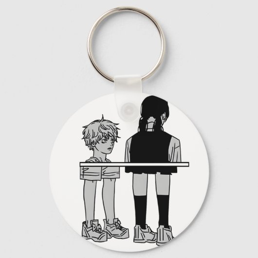 Onder Ons Denji & Asa Sleutelhanger (Voorkant)