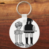Onder Ons Denji & Asa Sleutelhanger (Achterkant)